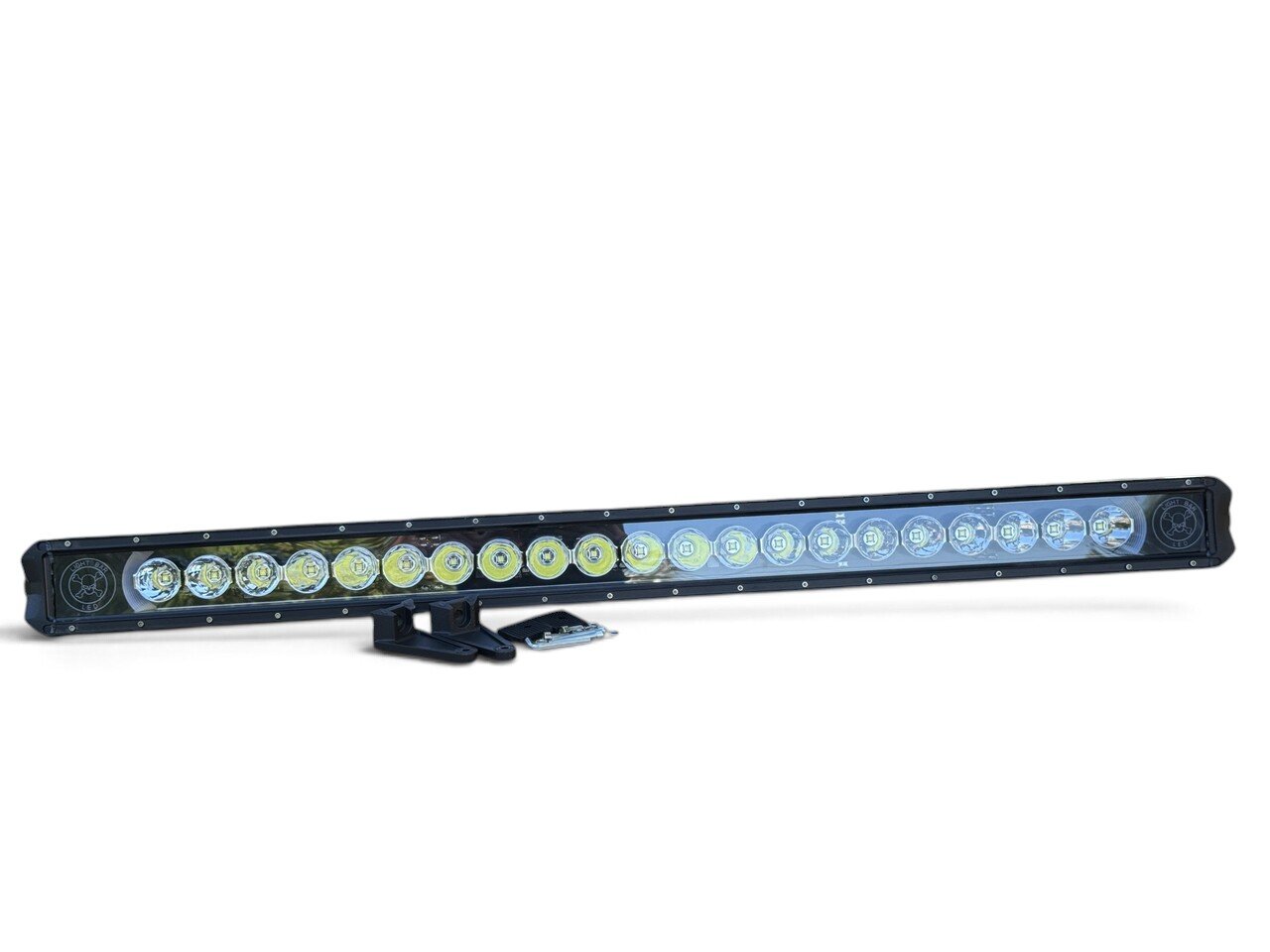 Пряма LED балка 210Вт 12–30В, 101,5×8 см, комбіноване світло з боковими габаритами