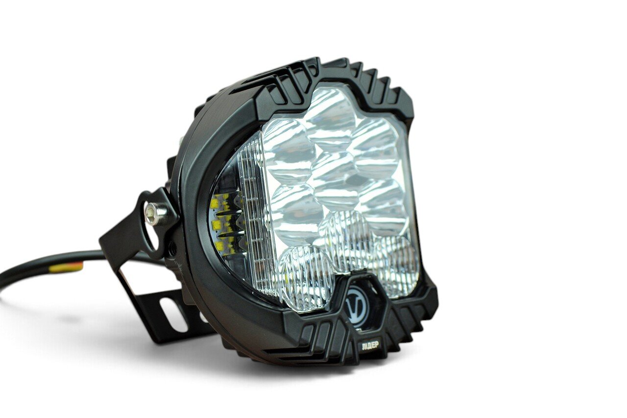 Фара LED кругла 81W 6000K Дальнє + ближнє світло (Ø16см* 6,5см)