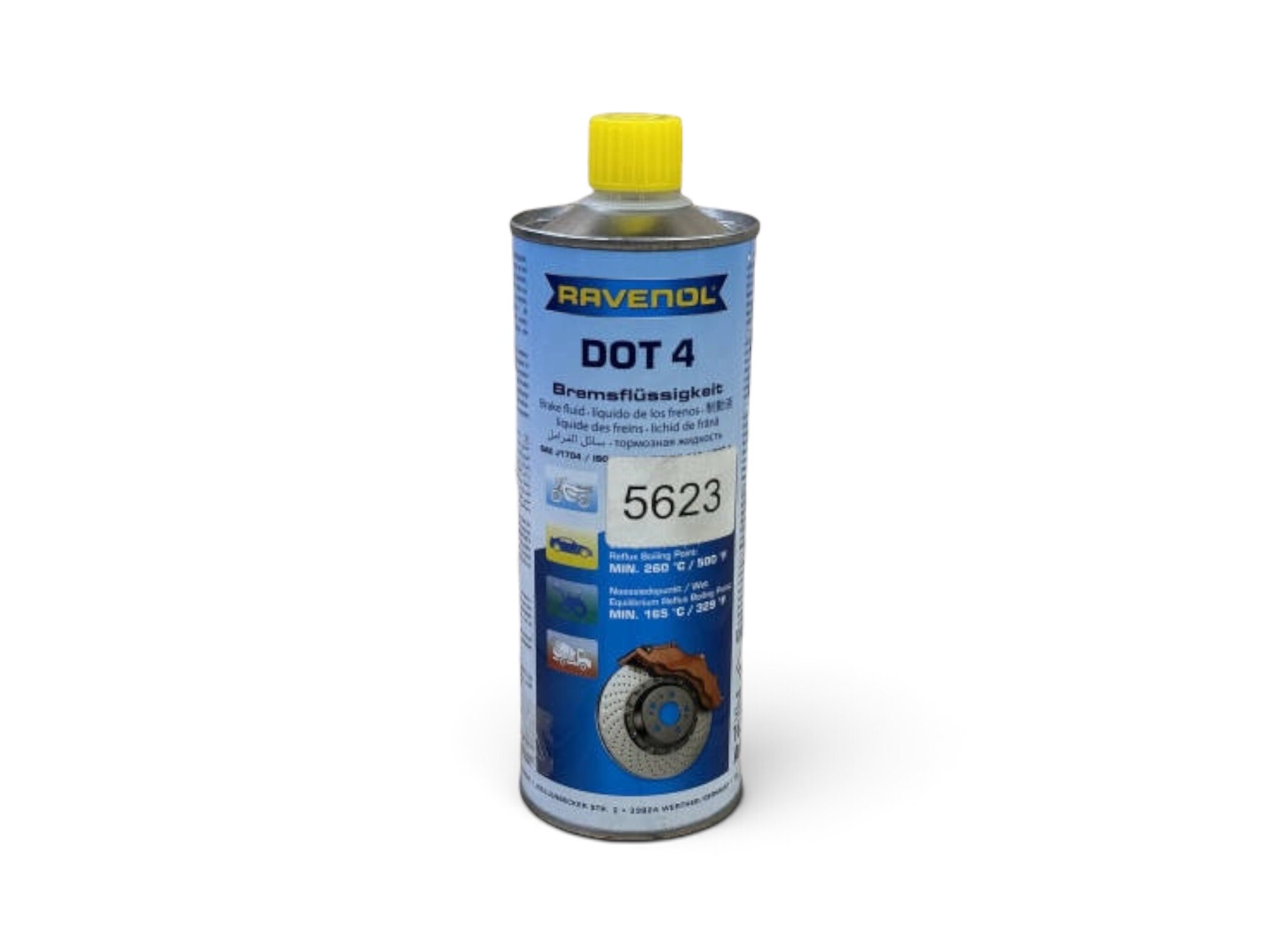 Рідина гальмівна 0,5л DOT-4 Ravenol