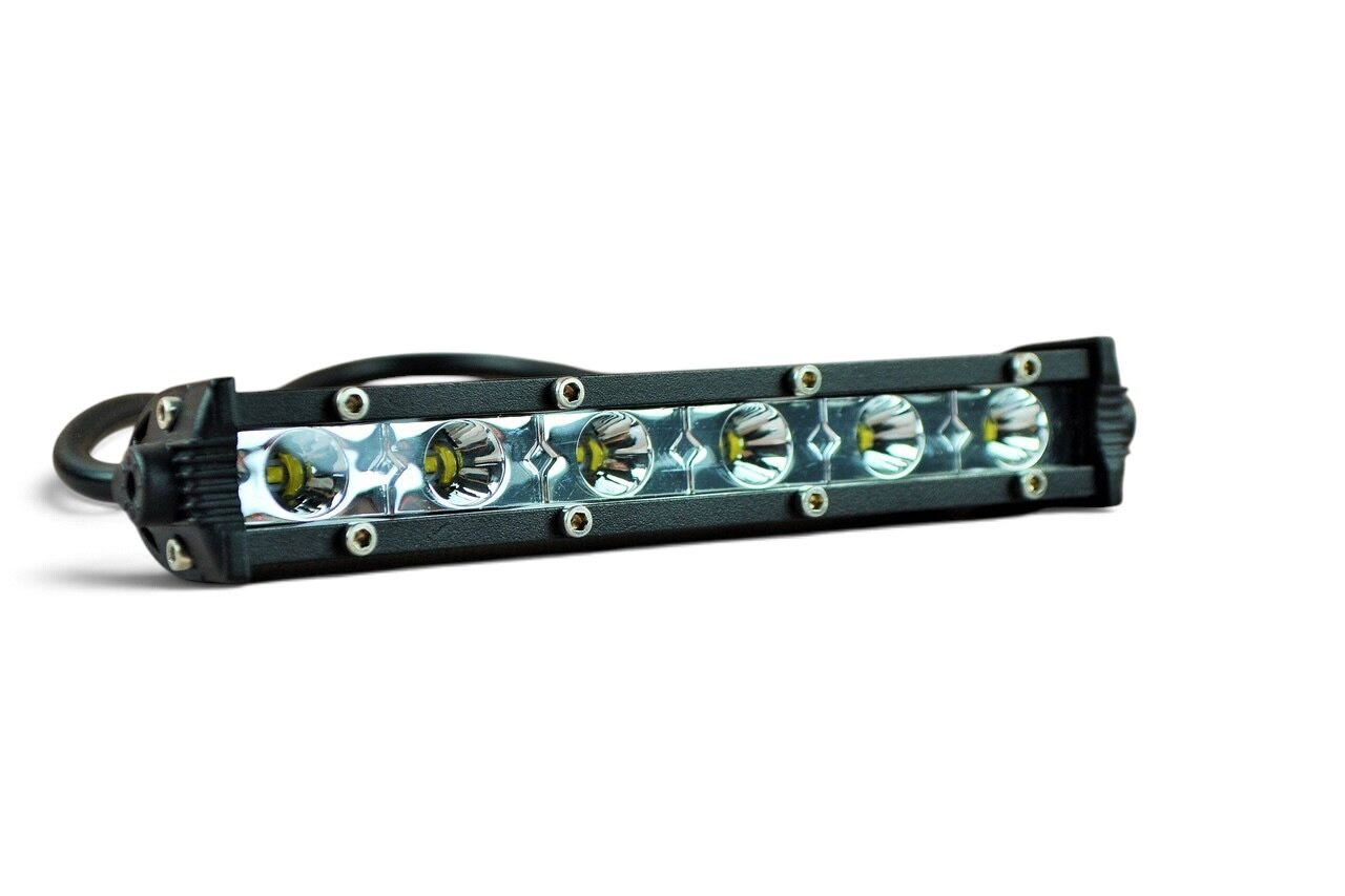 Світлодіодна LED фара 18Вт (світлодіоди 3w х6шт) (Ближній)