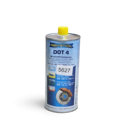 Гальмівна рідина Ravenol DOT-4 1л