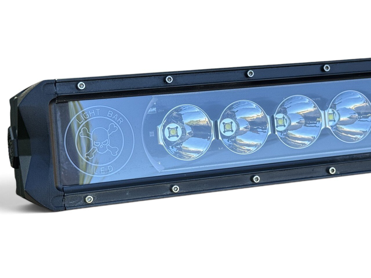 Пряма LED балка 270Вт 12–30В, 125,5×8 см, комбіноване світло з боковими габаритами