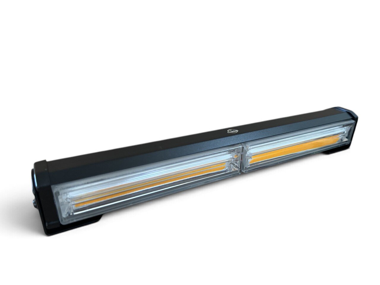 LED балка стробоскоп жовта 2 секції (30 см, 2P-COB)
