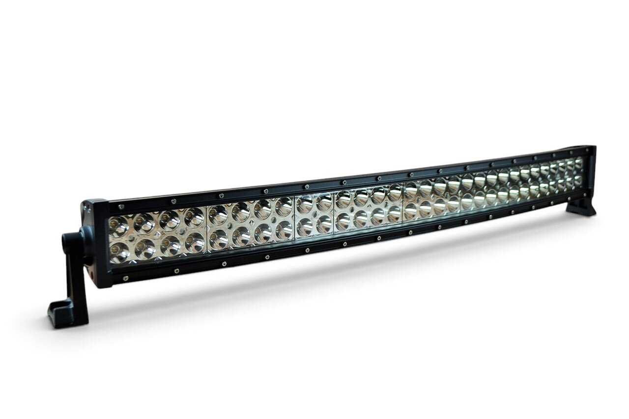 Светодиодная LED Панорамная Балка с Пультом Белый + Желтый свет + стробоскоп 106см 240Вт (светодиоды 3w x 80шт)