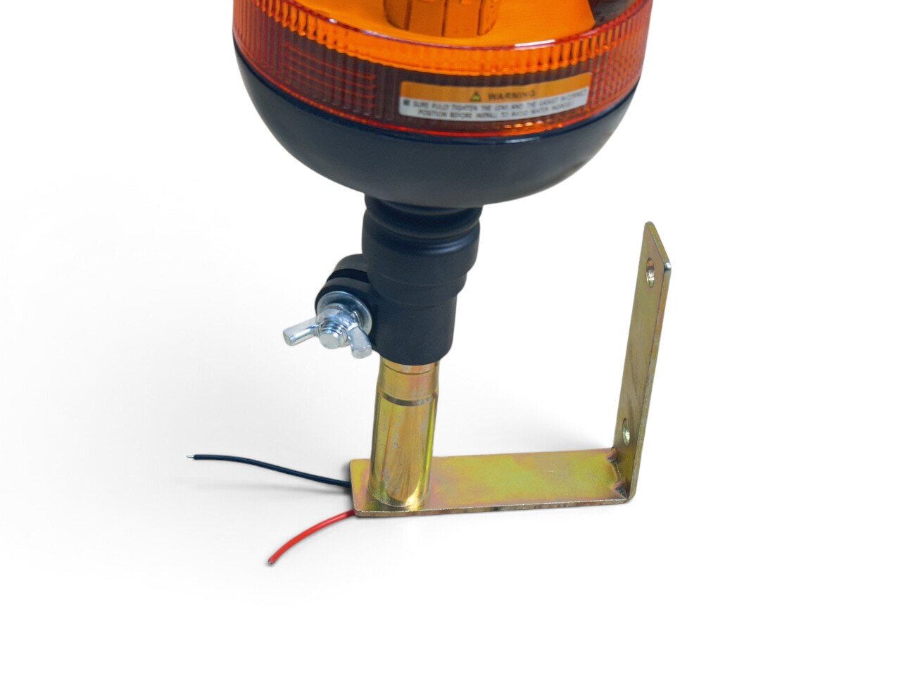 Світодіодна LED Мигалка з кронштейном, жовта на 3-режима на (12-24v)