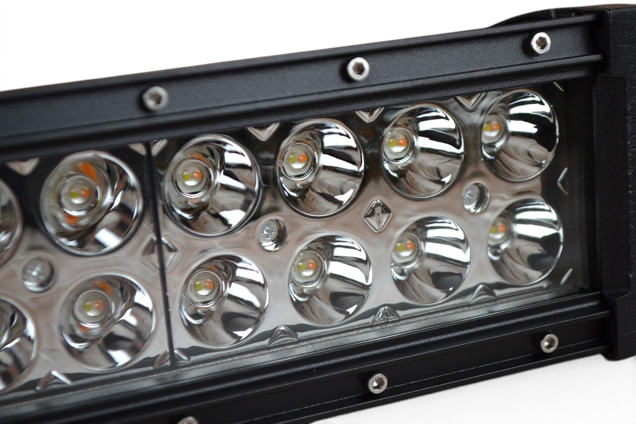 Светодиодная LED Панорамная Балка с Пультом Белый + Желтый свет + стробоскоп 130см 300Вт (светодиоды 3w x 100шт)
