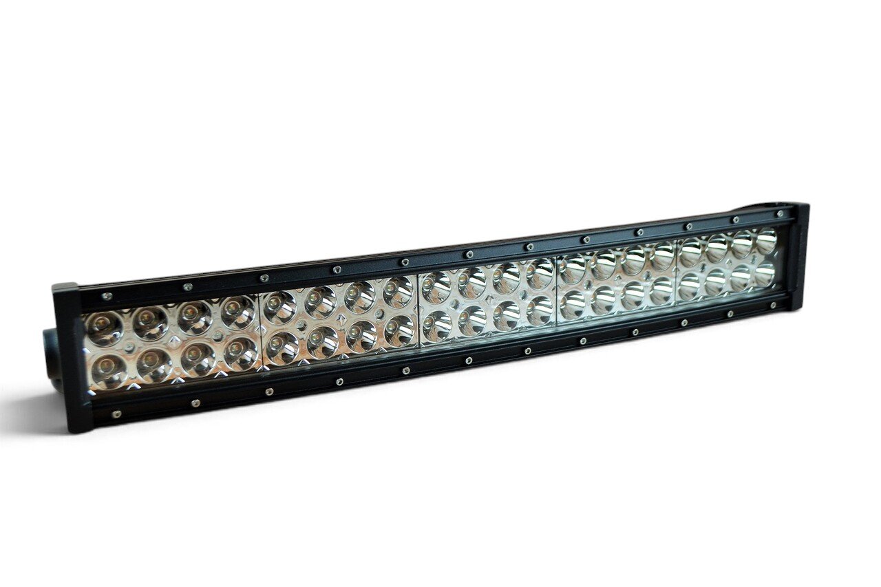 Светодиодная LED Балка ПАНОРАМНАЯ с Пультом Белый + Желтый свет + стробоскоп (51см) 120Вт (светодиоды 3w x40шт)