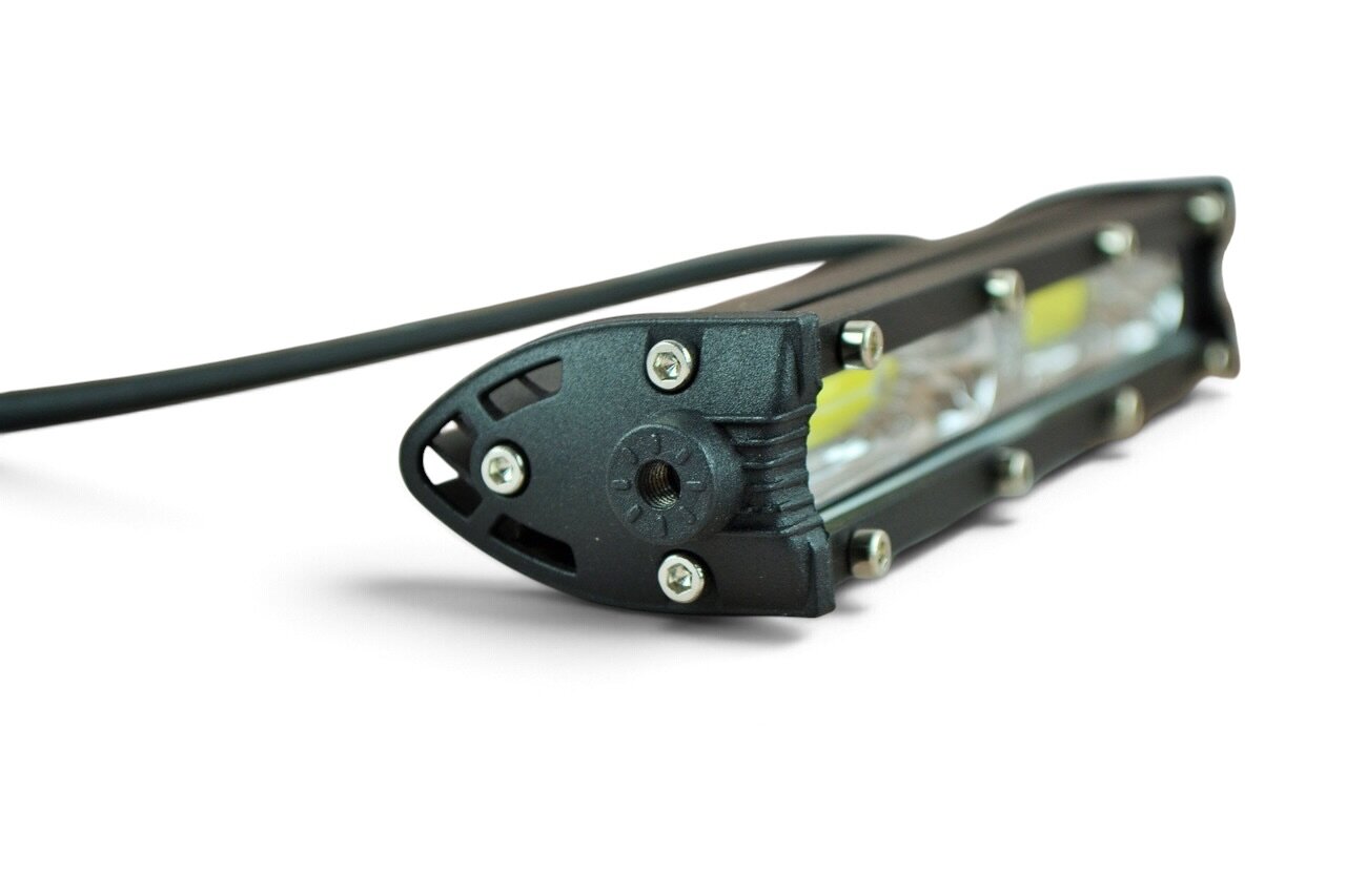 Фара LED прямокутна 20W (плоска) (2 діода) (chip COB-D1) (2 діода) (18.5 см х 5см х 3 см)
