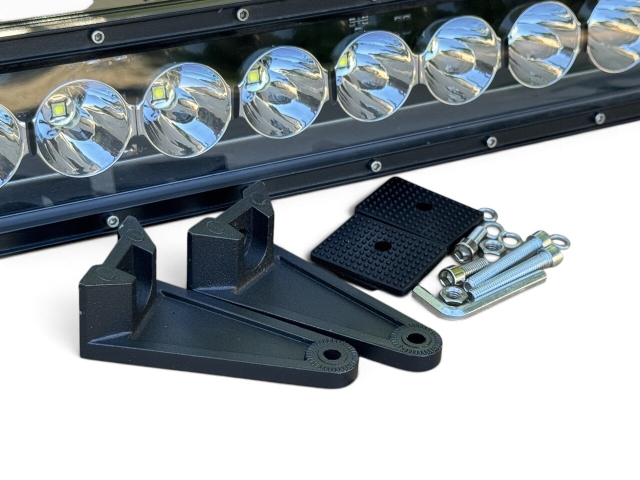 Пряма LED балка 210Вт 12–30В, 101,5×8 см, комбіноване світло з боковими габаритами