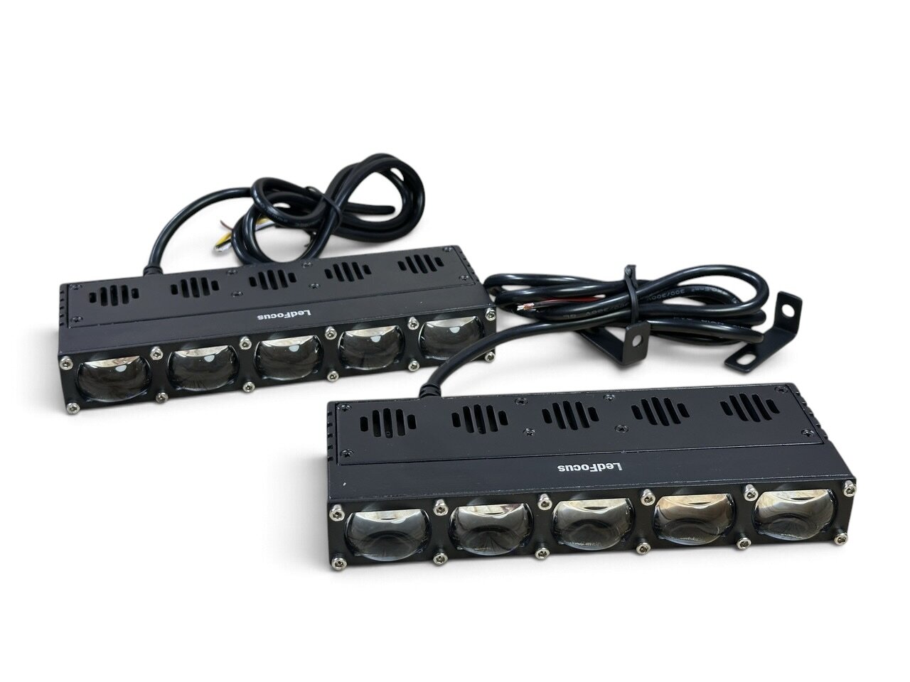 Led модуль L5 лінза (17,8см) з вентилятором (комплект 2шт) (LF-U230-01) (біле-жовте)