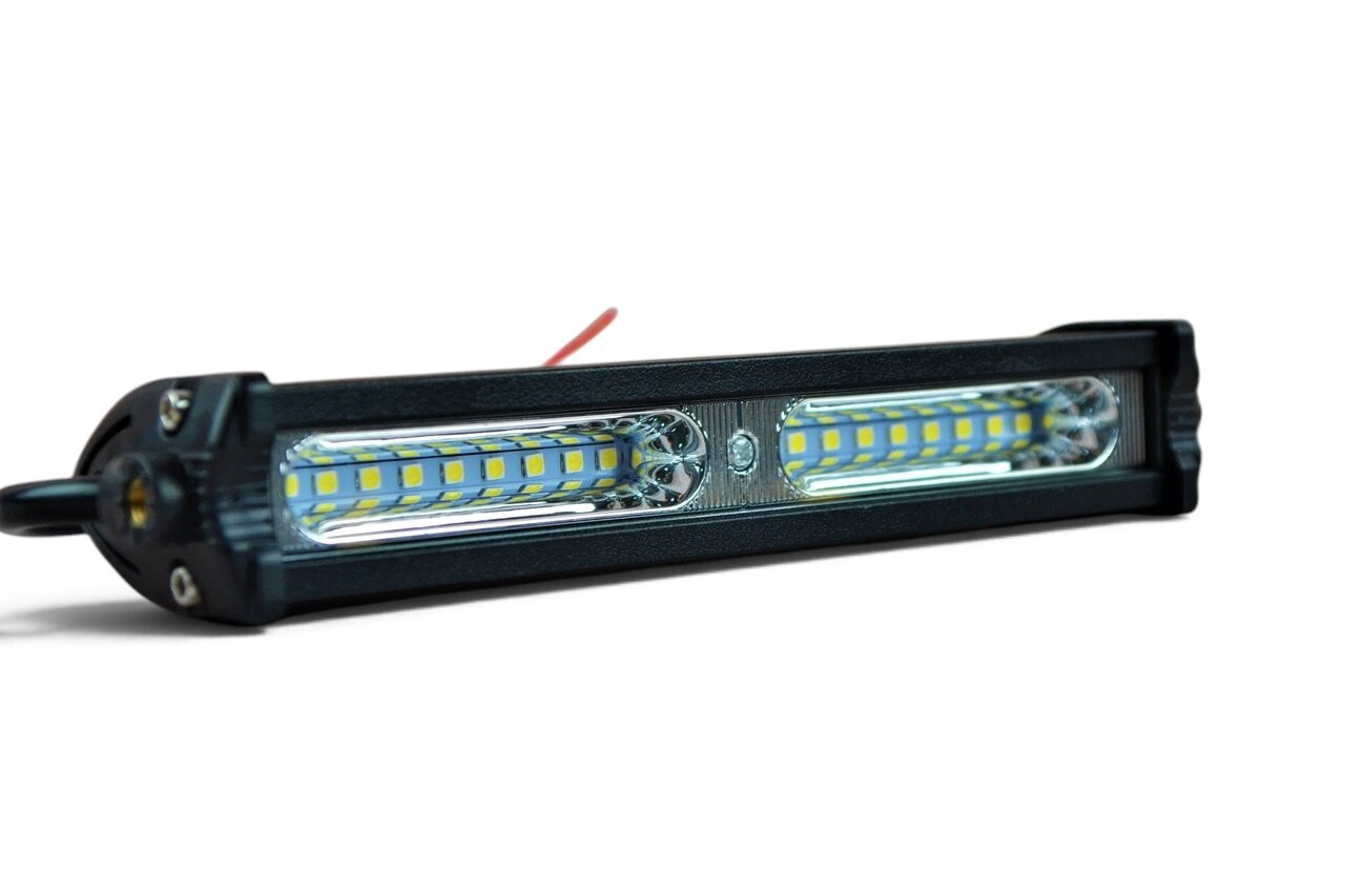 Фара LED (Е-41) прямокутна 20W (плоска) (20 діодів) (chip COB-D1) (18.5 см х 5см х 3 см)