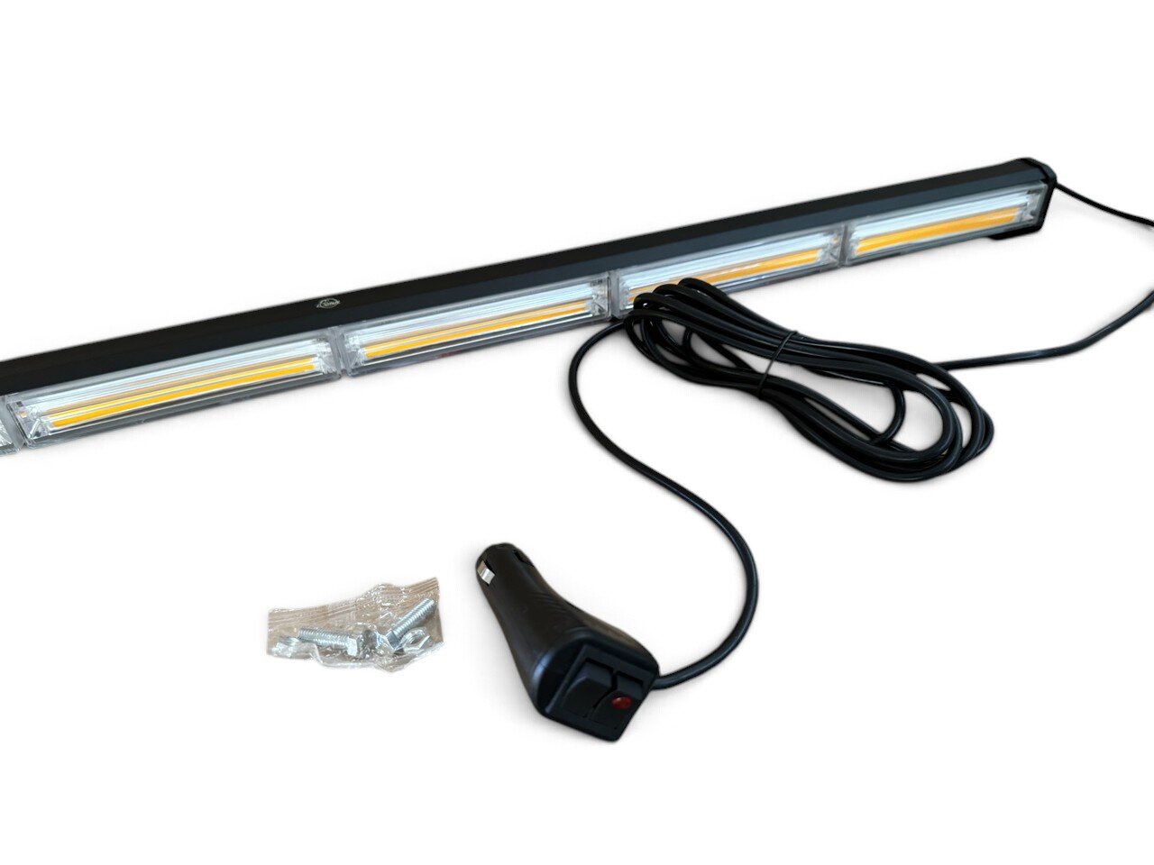 LED балка стробоскоп жовта 6 секцій (87 см, 6P-COB)