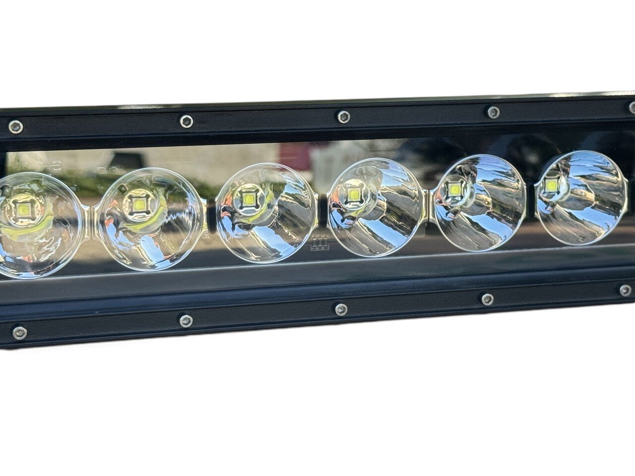 Пряма LED балка 210Вт 12–30В, 101,5×8 см, комбіноване світло з боковими габаритами