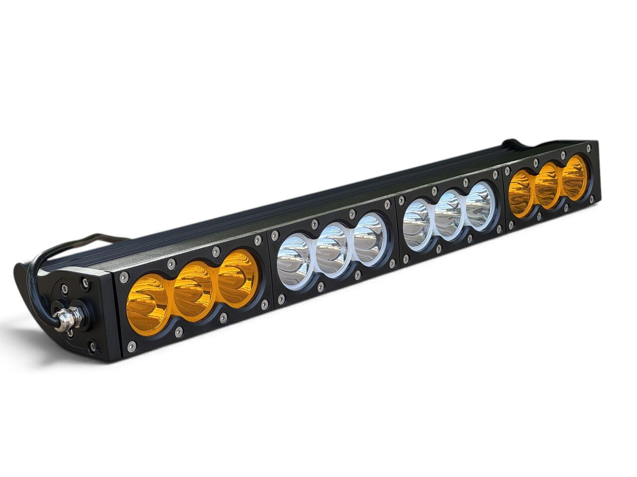 Світлодіодна балка 120W (12 діодів, 57 см, комбіноване світло: білий, жовтий або разом)