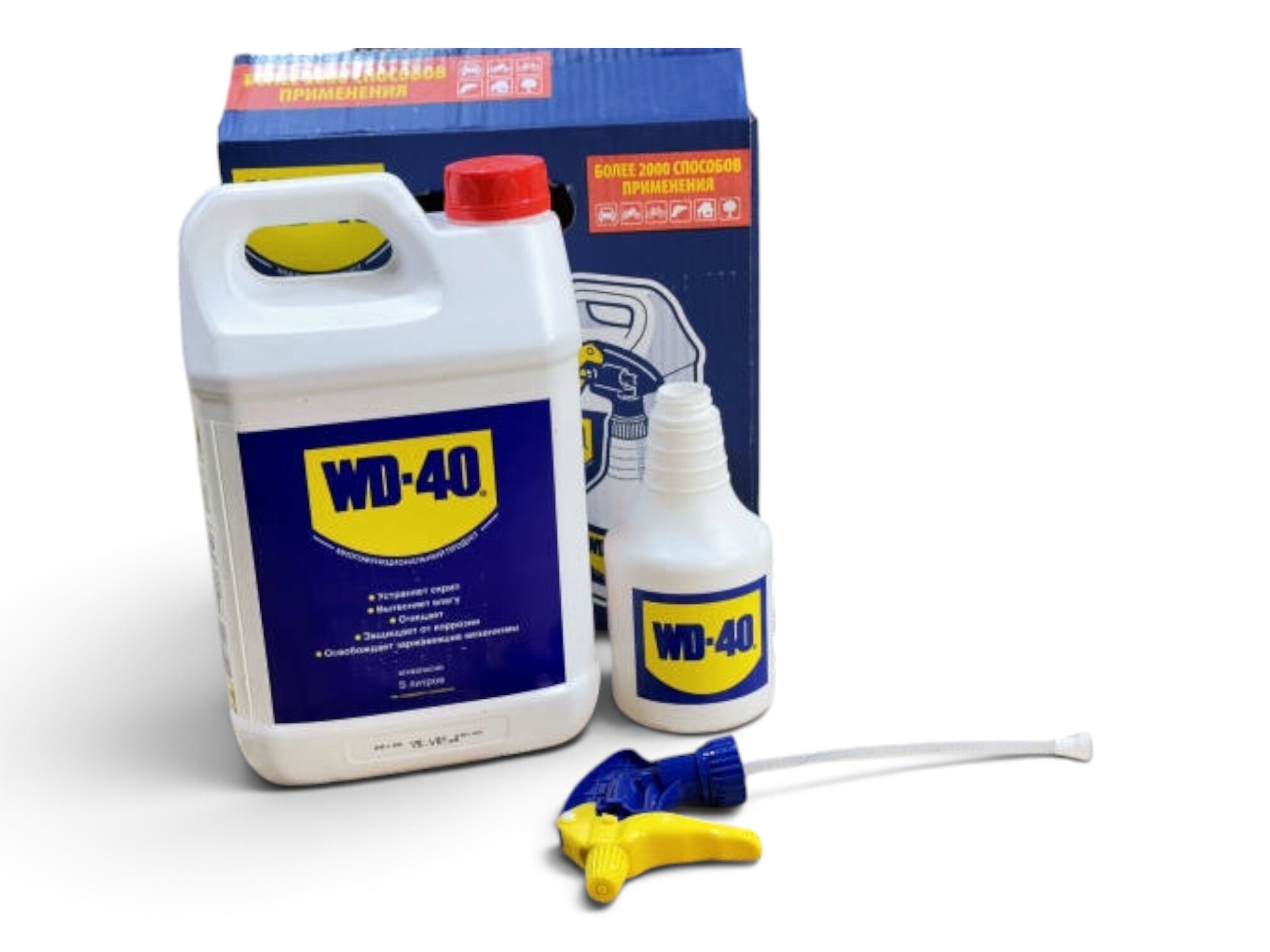 Универсальная смазка WD-40 5 л канистра + триггер