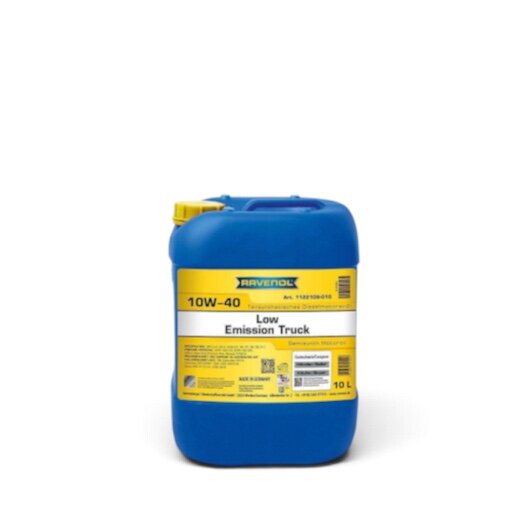 Олива Ravenol 10w-40 Low Emission Truck "Semisynth" SJ-4/CI-4, E4/Е6/E7/E9 (10л) (1122109-010)