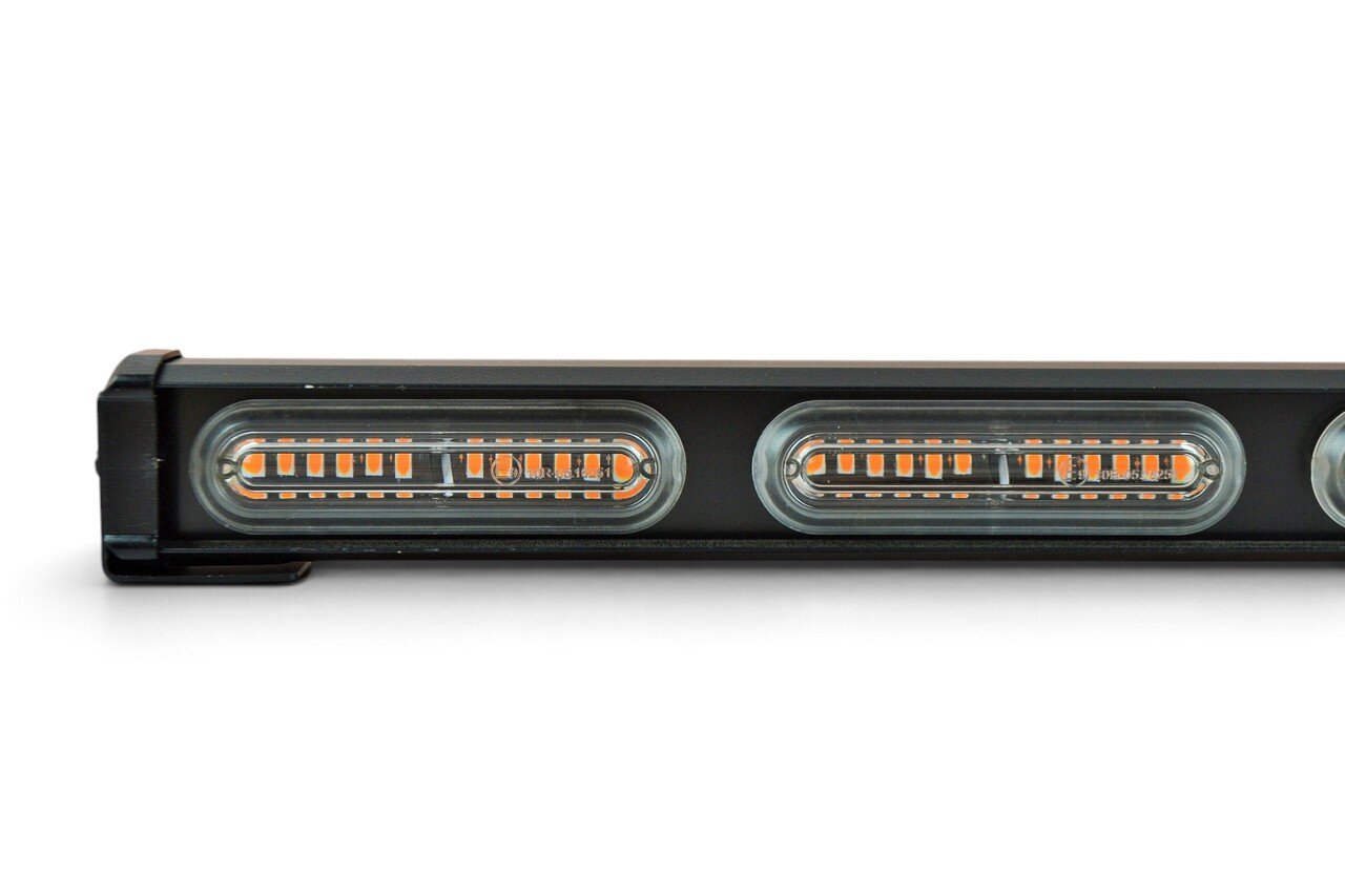 LED балка стробоскоп на дах 90W, мигалка жовте світло, прикурювач 12-24В (77см*5см*4см)