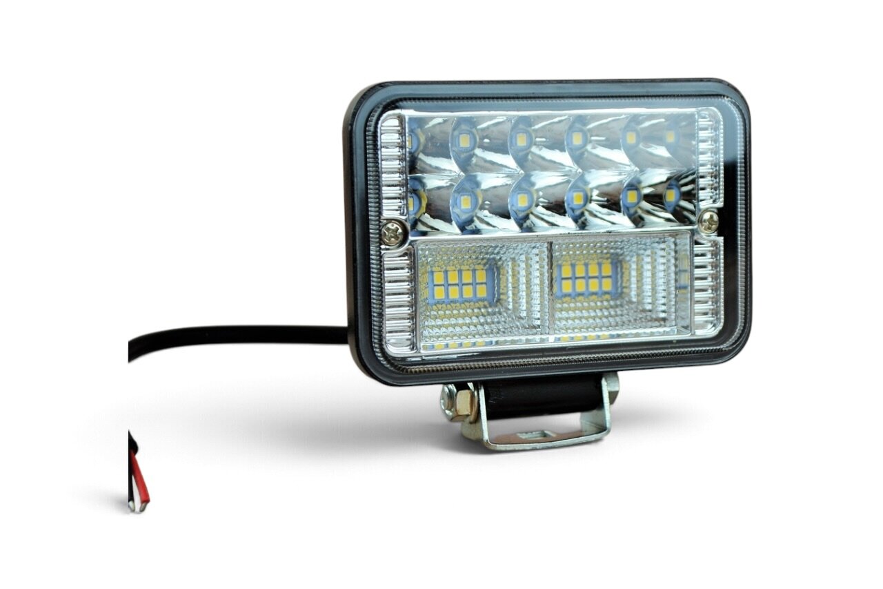 Фара LED прямокутна 78W 6000K (26 діодів) (11см х 10см х 6.5см)