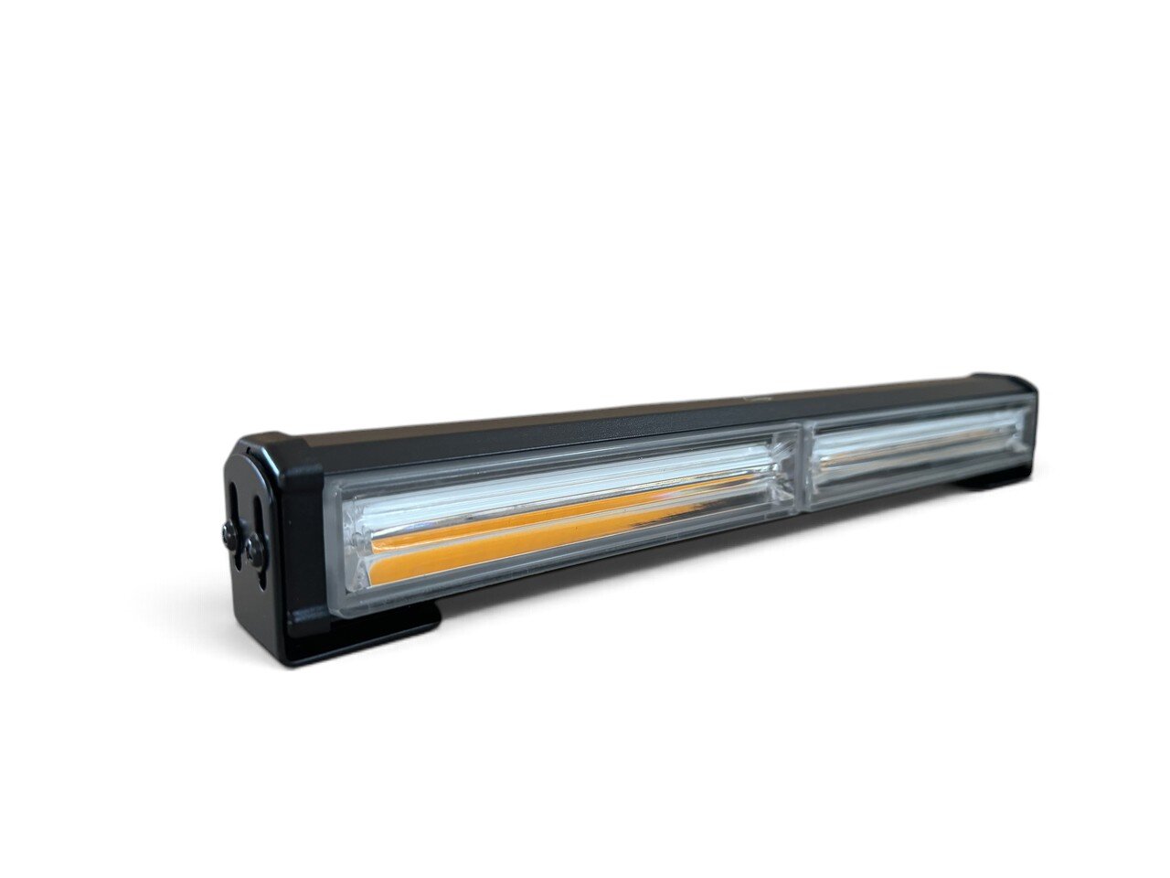 LED балка стробоскоп жовта 2 секції (30 см, 2P-COB)