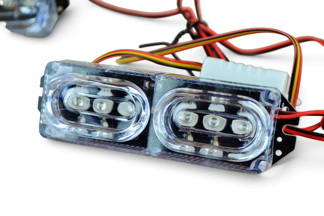 Стробоскоп Lux tar (ZW-320W, комплект 2 штуки, червоно-синій)