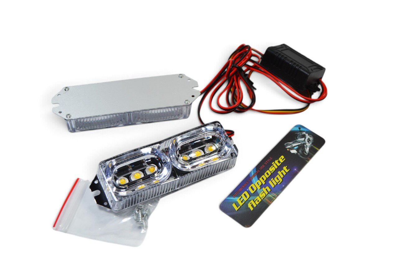Стробоскоп Lux tar (ZW-320W, комплект 2 штуки, жовтий стробоскоп)
