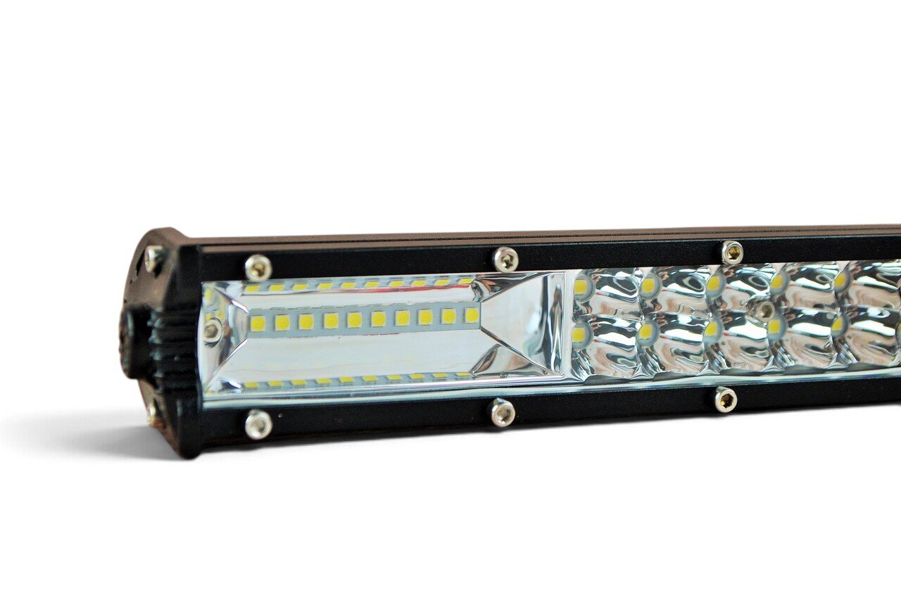 Балка вузька діодна 210W комбо світло, довжина 570мм, діоди Cree (білий + жовтий + стробоскоп)