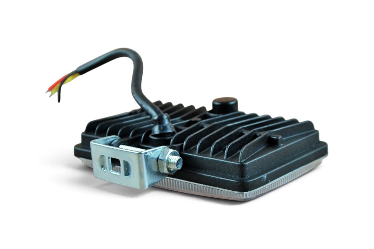 Фара LED прямокутна 108W 6000K (36 діодів) (13,5 см х 9 см х 3см) (ближний + дальний)