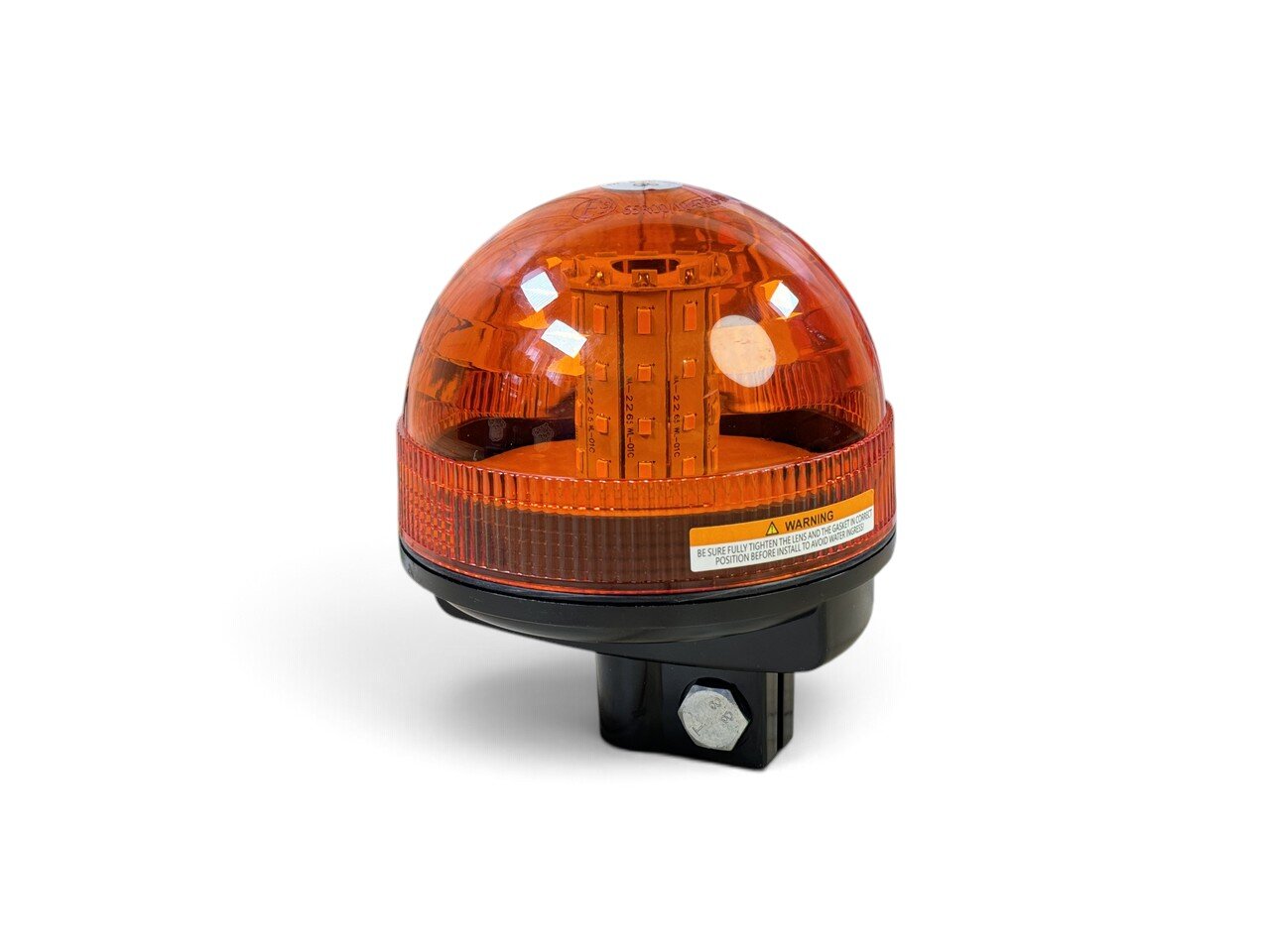 LED мигалка жовта 12/24V 127х173 (коротка)