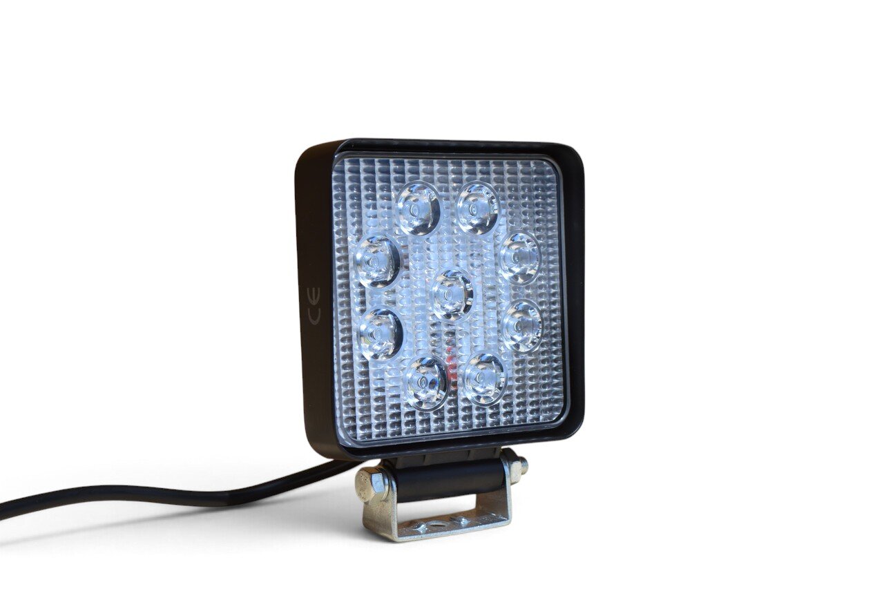 Світлодіодна LED фара робоча 27W/60° 27Вт,(3Вт*9 ламп) Широкий промінь