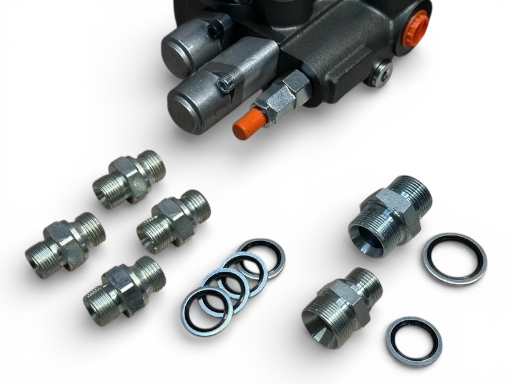 Комплект для установки гидрораспределителя Badestnost Р80 2-х секционный с плавающим положением на тросах.