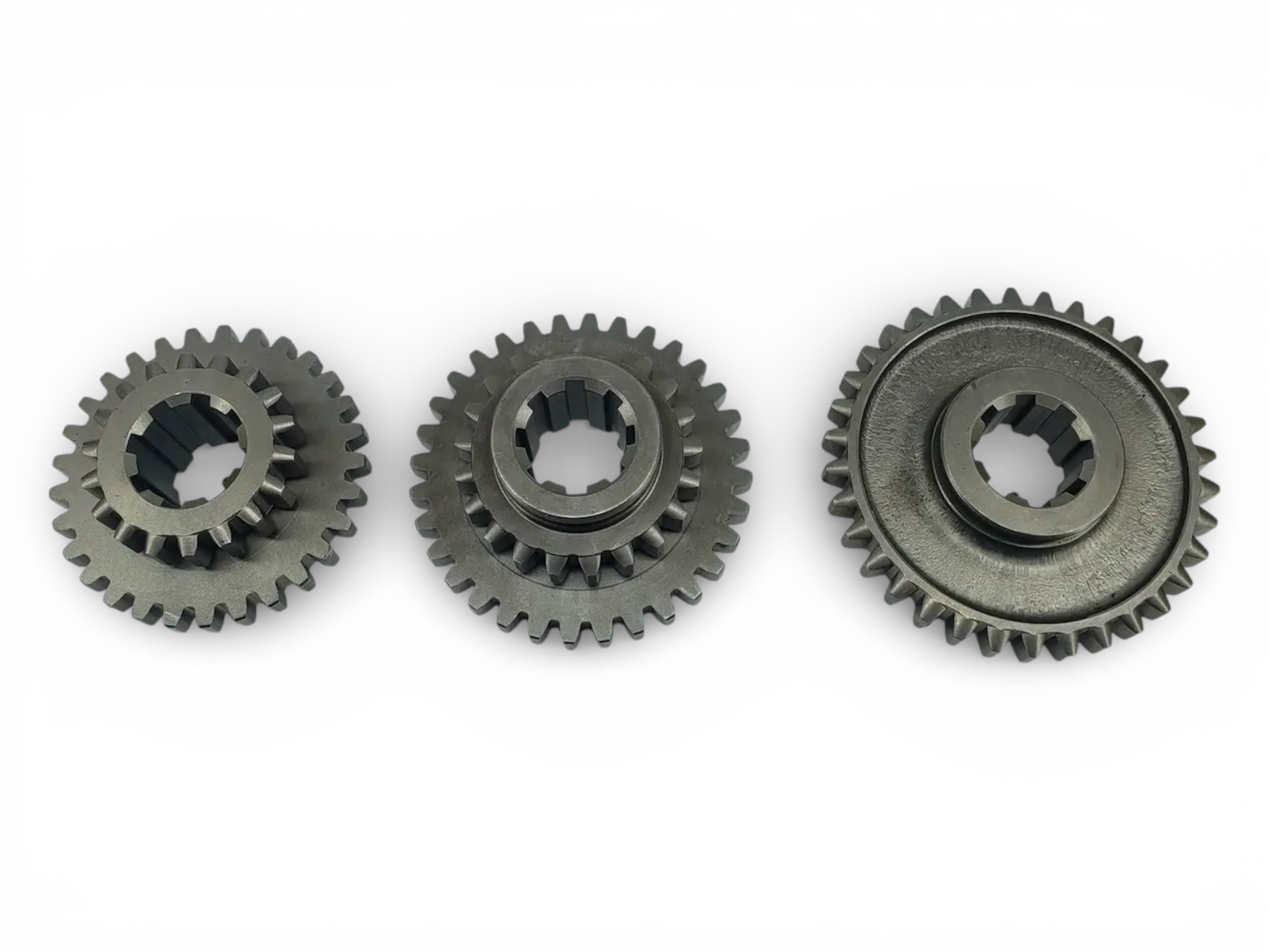 Комплект шестерен вторинного (верхнього) валу КПП ЮМЗ (3 штук)