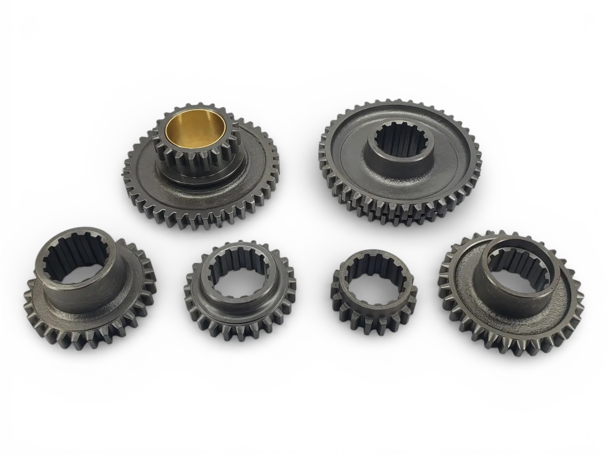 Комплект шестерен проміжного (нижнього) валу КПП ЮМЗ (6 штук)