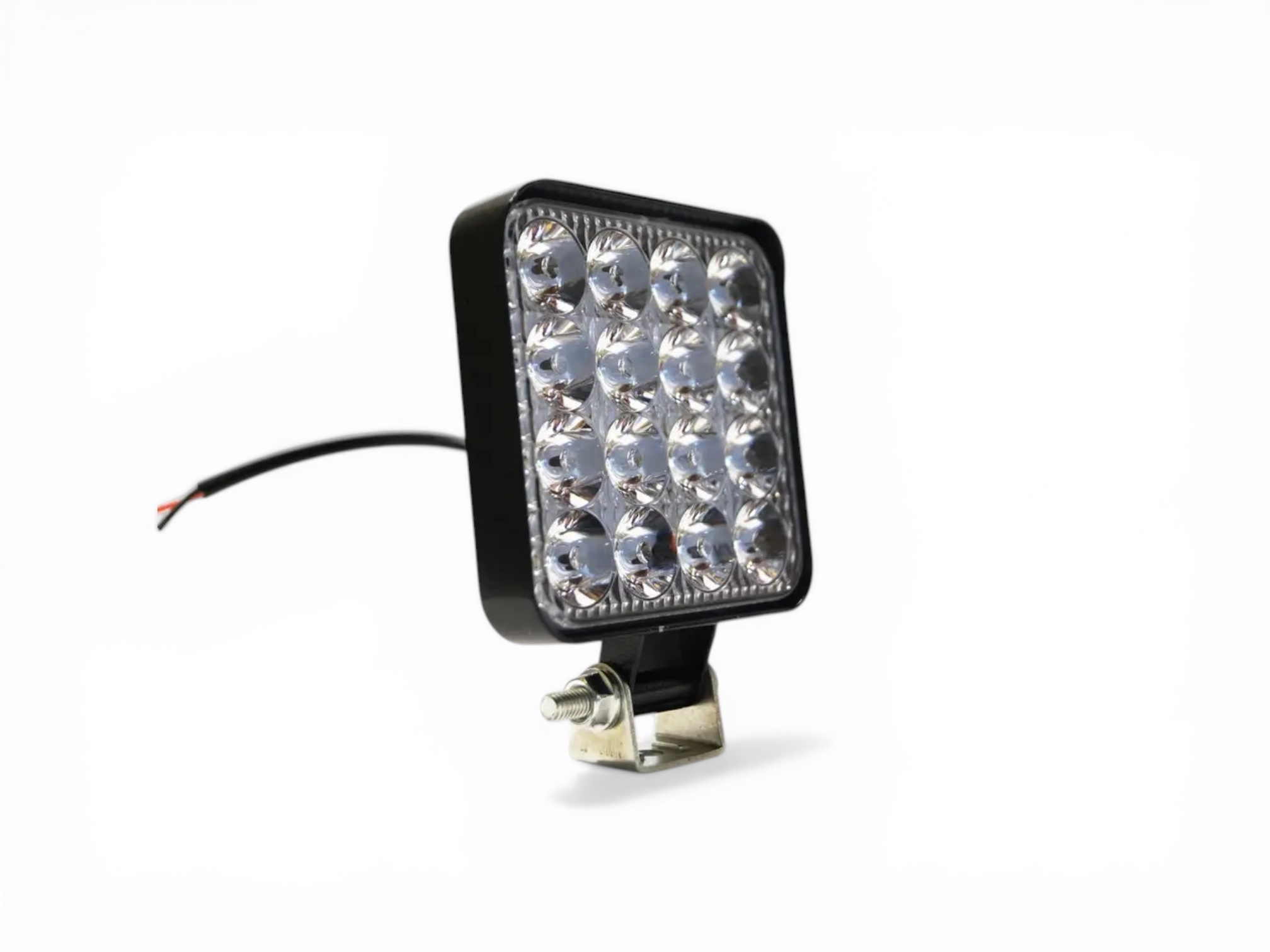 Фара квадратна LED 48W 6000K (16 діодв) (85мм х 85мм х 15мм)