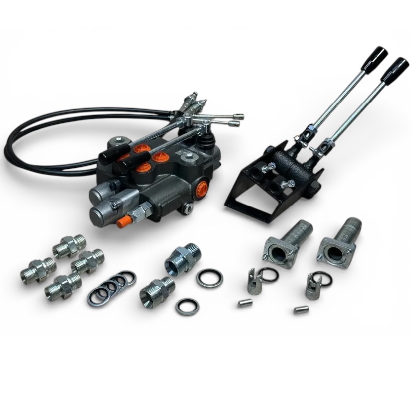 Комплект для установки гидрораспределителя Badestnost Р80 2-х секционный с плавающим положением на тросах.