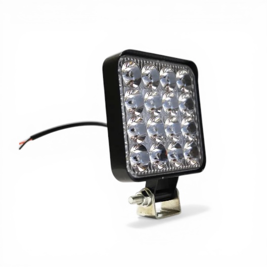 Фара квадратна LED 48W 6000K (16 діодв) (85мм х 85мм х 15мм)