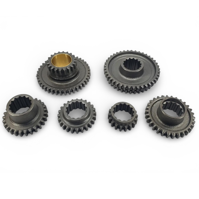 Комплект шестерен промежуточного (нижнего) вала КПП ЮМЗ (6 штук)