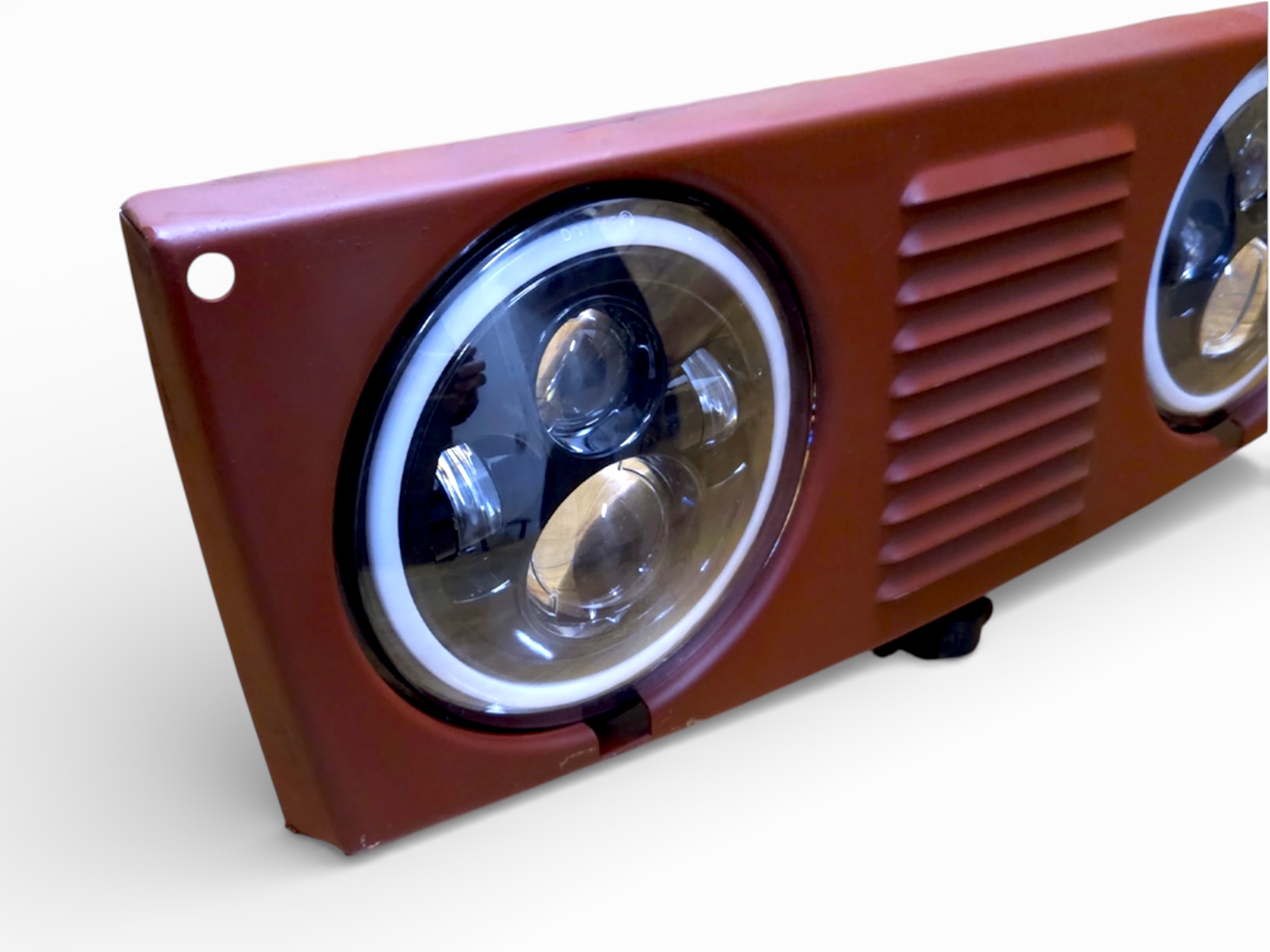 Панель капота ЮМЗ з фарами LED 7-дюймів (ближній дальній ДХО) 8274-8401150Л СБ