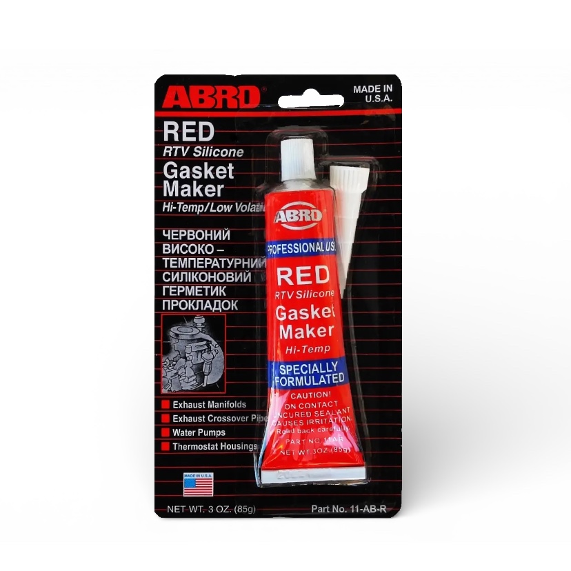 Герметик прокладок Abro 85гр красный AB-11